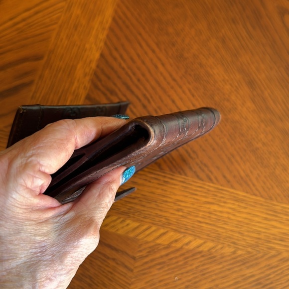 Guccissima French Flap Wallet Brown Leather Gold Hardware. Authentic - Picture 15 of 15